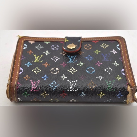 SOLD 🦄 AUTH LV Monogram Monogram Multicolor Kisslock Viennois Noir Wallet - Picture 5 of 16
